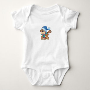 Body bébé en jersey de Noël et design d'hiver