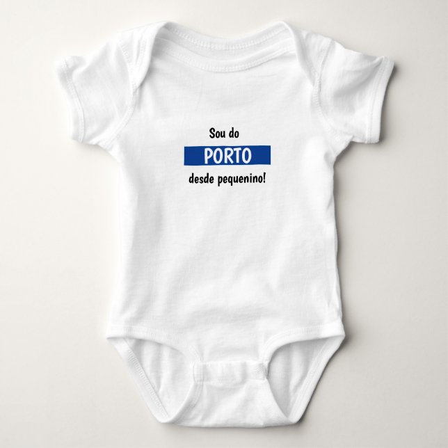 Body bébé en jersey de Porto (Devant)