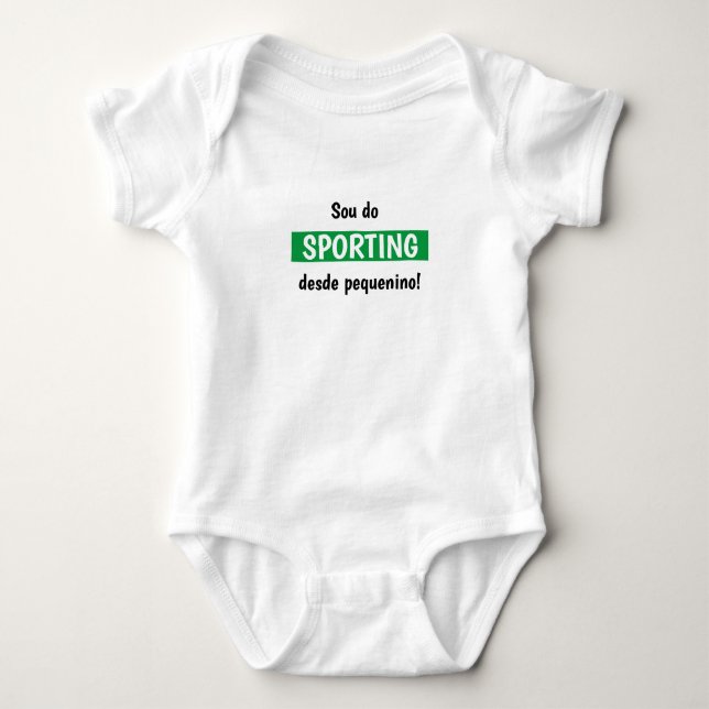 Body bébé en jersey de sport (Devant)