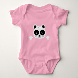 Body bébé en jersey design Panda Mignon