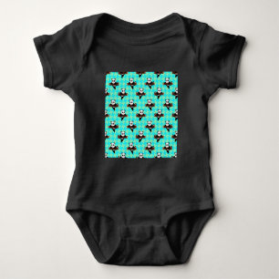 Body bébé en jersey panda mignon