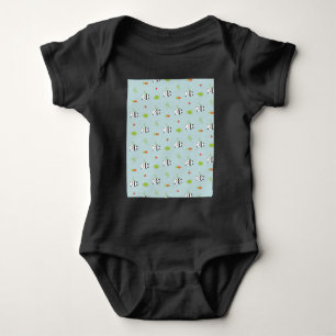 Body bébé en jersey panda mignon