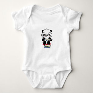 Body bébé en jersey panda mignon