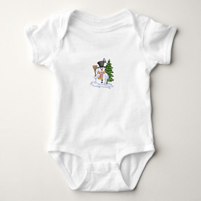 Body bébé en jersey pour conception de Noël et d'h (Devant)