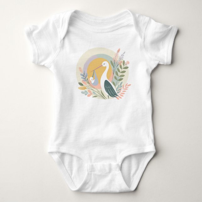 Body Bébé est là ! dit la cigogne (Devant)