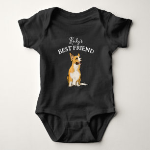 Body Bébé et ami à fourrure, meilleurs amis