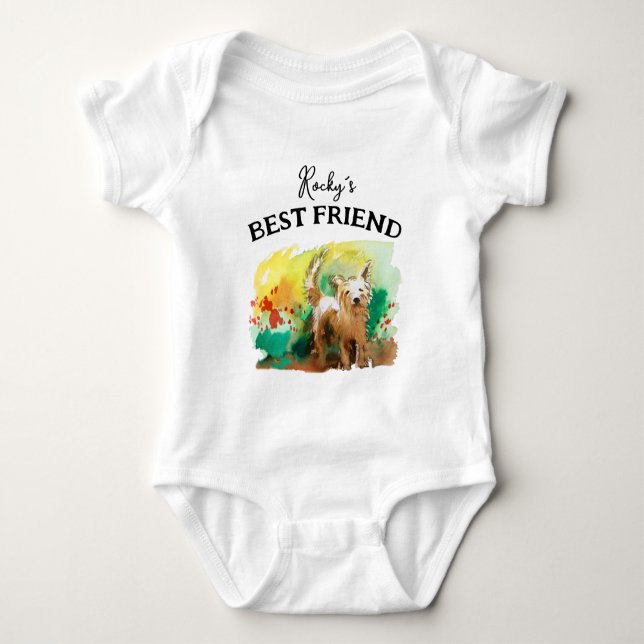 Body Bébé et copain duveteux, meilleurs amis (Devant)