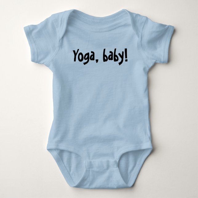 Body Bébé et enfants : Yoga, bébé ! - Garçons Creeper (Devant)