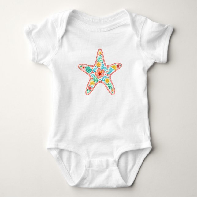 Body bébé étoile de mer tropicale (Devant)