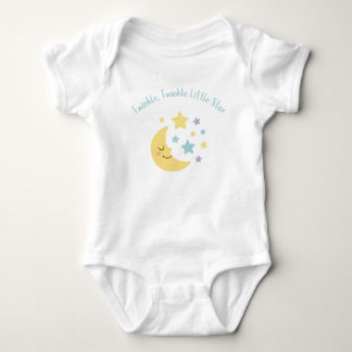 Body bébé étoile scintillante