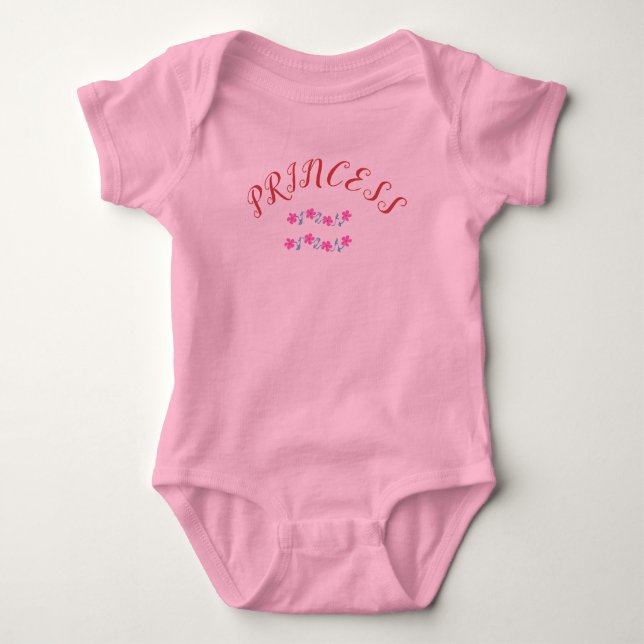 Body Bébé Fille Été Rose  (Devant)