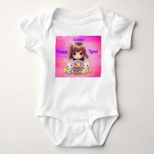 Body bébé fille Joyeuses Pâques