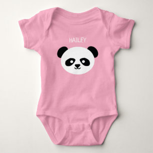 Body Bébé fille mignonne Panda personnalisée Kawaii