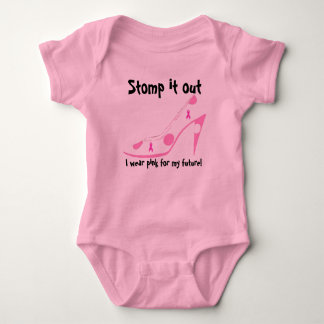 Body Bébé Fille Pink Ribbon Croisade pour son avenir