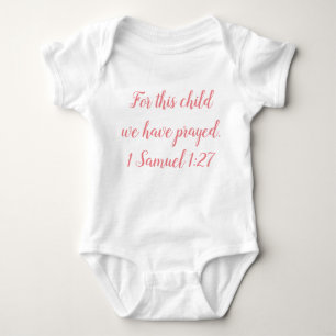 Body Bébé foi religieuse Bible chrétienne Baby Bodys