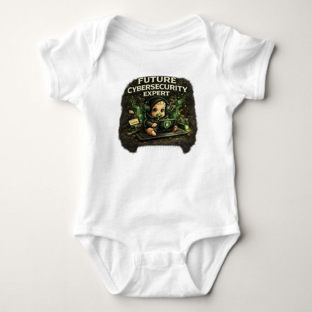 Body Bébé futur expert en cybersécurité (Devant)