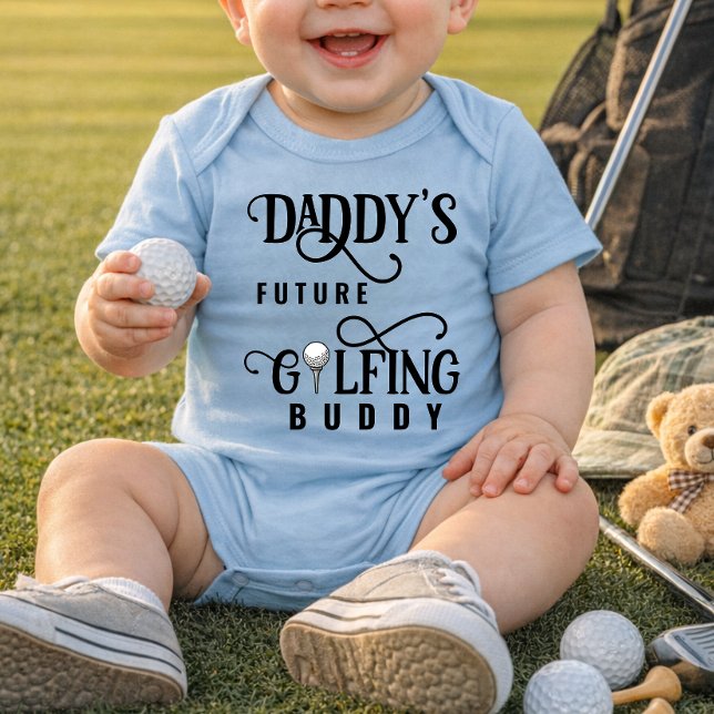 Body bébé futur partenaire de golf de papa (Créateur téléchargé)