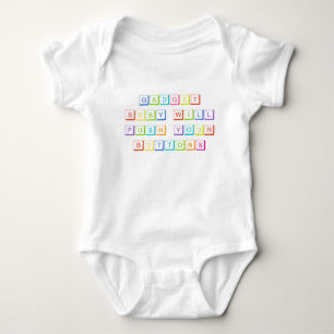 Body Bébé Gadget Mignonne Va Pousser Vos Boutons