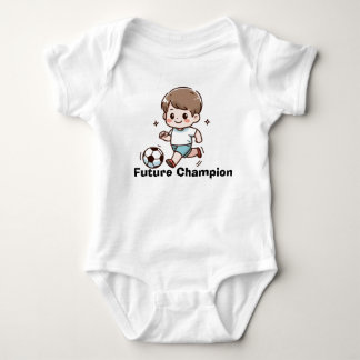 Body bébé garçon de football mignon | Petit Footba