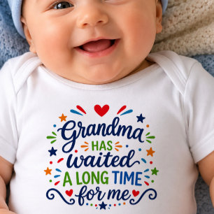 Body bébé Grand-mère a attendu longtemps