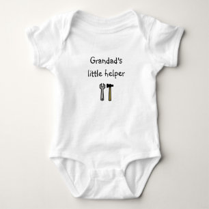 Body bébé Grand-Papa Little Helper personnalisé