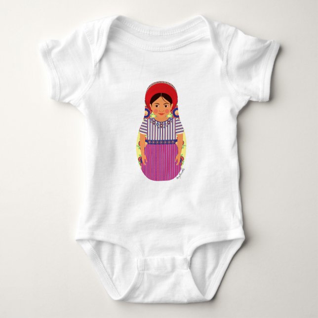 Body bébé guatémaltèque Matryoshka (Devant)