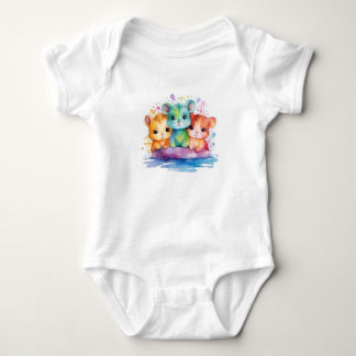 Body bébé hamster mignon – Dessin animé coloré