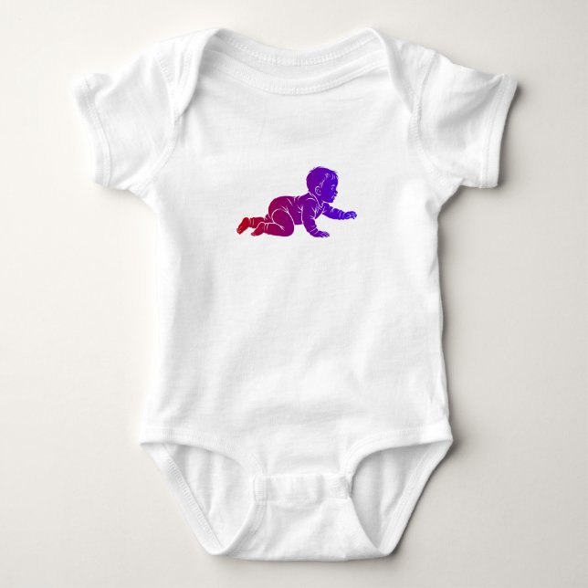 Body bébé heureux (Devant)