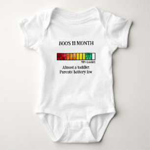 Body bébé humouristique à motif aquarelle pour éta