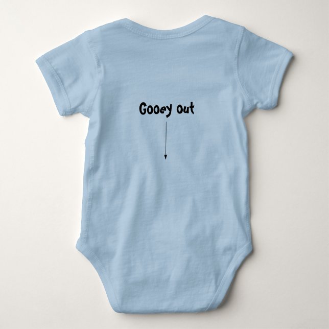 Body bébé idiot collant et dégoulinant (Dos)