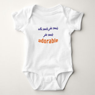 Body bébé : je suis adorable
