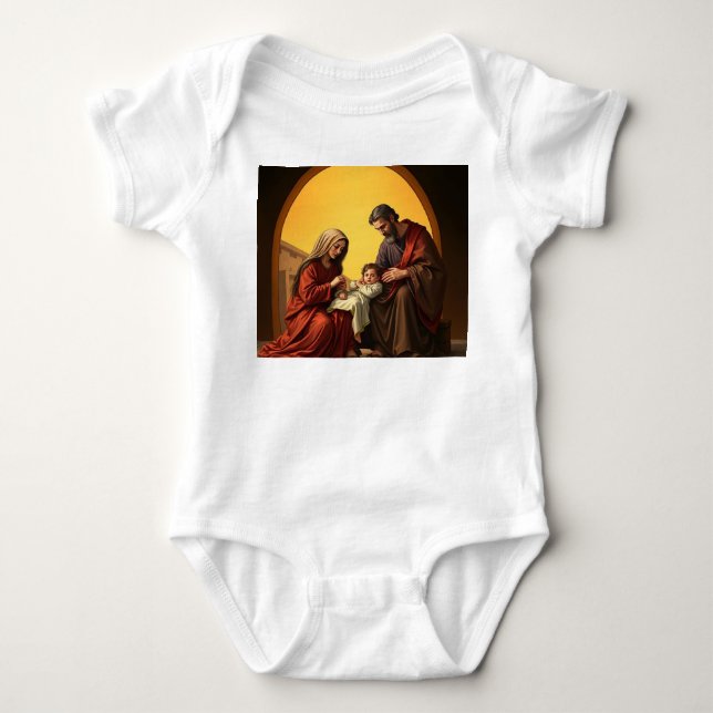 Body Bébé Jésus Marie et Joseph Infant une pièce (Devant)