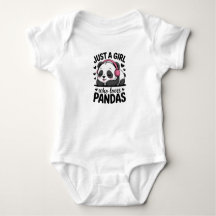 Body Bébé – Juste une Fille qui Aime les Pandas
