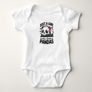 Body Bébé – Juste une Fille qui Aime les Pandas