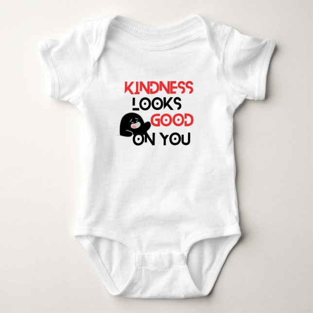 Body bébé "La gentillesse vous va bien" (Devant)
