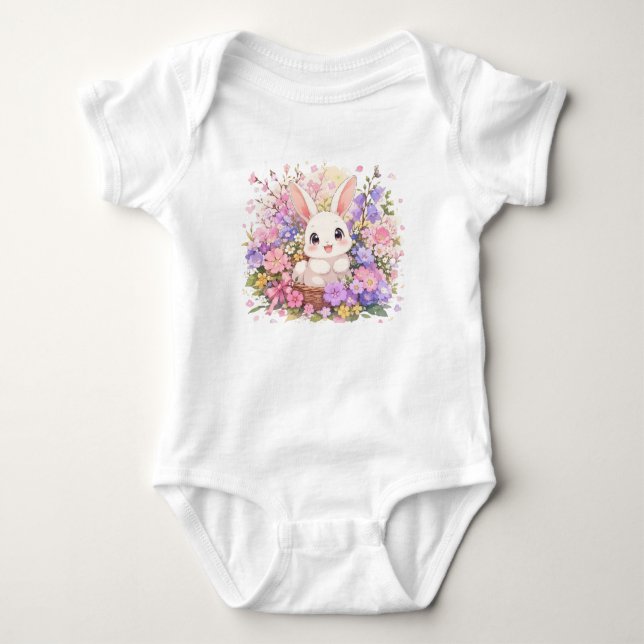Body bébé lapin mignon (Devant)