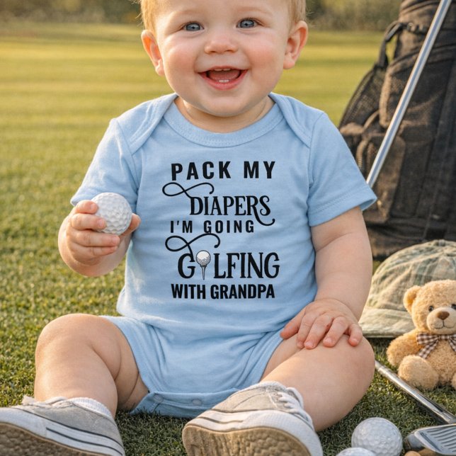 Body bébé 'Le copain de golf de Papy' (Créateur téléchargé)
