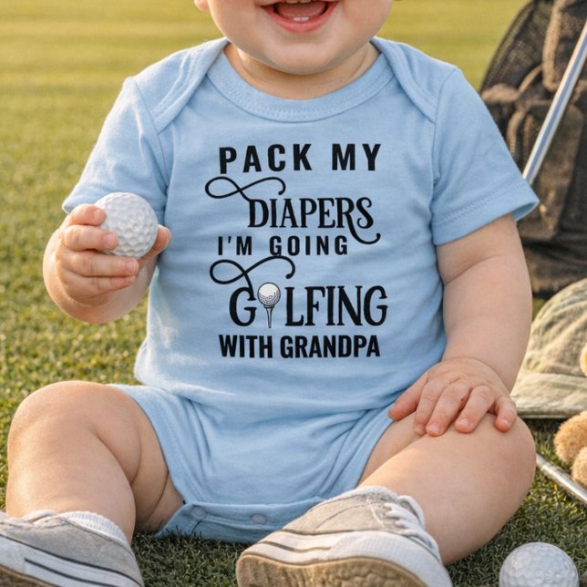 Body bébé 'Le copain de golf de Papy' (Créateur téléchargé)