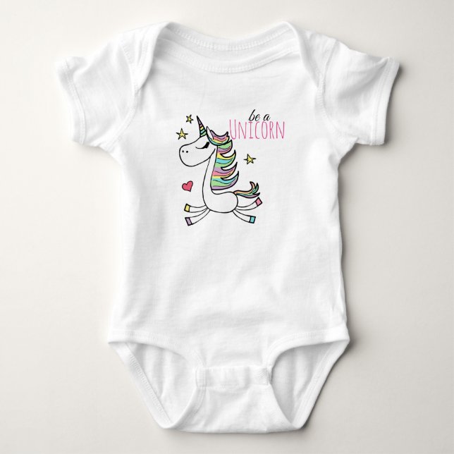 Body bébé Licorne (Devant)