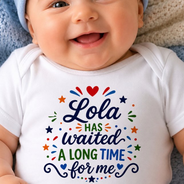 Body bébé Lola a attendu longtemps (Créateur téléchargé)