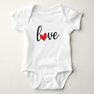 Body bébé Love Heart – Tenue de bébé mignonne