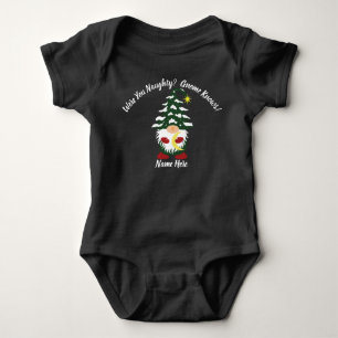Body bébé lutin arbre de Noël