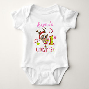 Body Bébé ma ?ère combinaison de singe de Noël