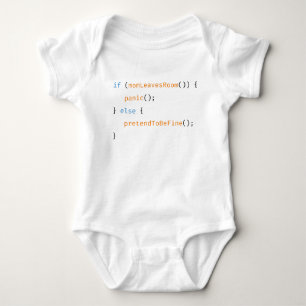 Body Bébé Maman Code Drôle de Codage