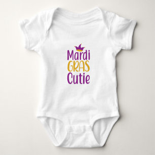 Body bébé Mardi Gras Cutie