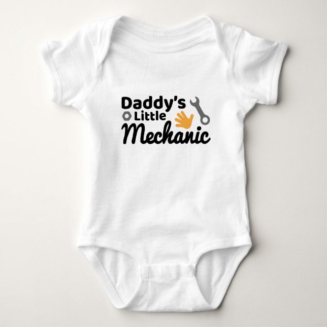 Body bébé Mécanicien de papa (Devant)