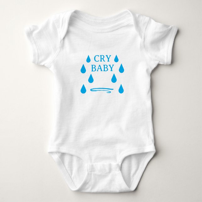 Body bébé mignon avec des larmes (Devant)