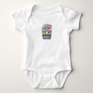 Body bébé Mignon Champignon Endormi Empilé