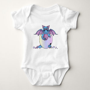 Body Bébé mignon de dragon en oeuf criqué -