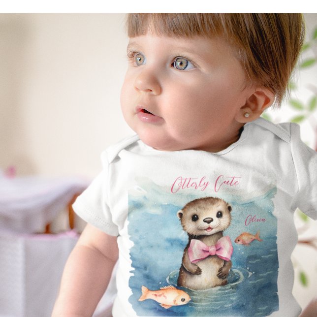 Body Bébé mignon fille Otter (Créateur téléchargé)